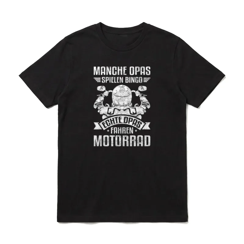 Manche Opas spielen Bingo T-Shirt – Klassisches T-Shirt in Schwarz