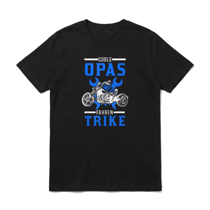 Coole Opas fahren Trike T-Shirt – Klassisches T-Shirt in Schwarz