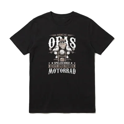 Manche Opas spielen Bingo T-Shirt – Klassisches T-Shirt in Schwarz