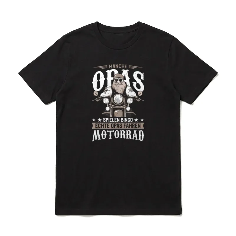 Manche Opas spielen Bingo T-Shirt – Klassisches T-Shirt in Schwarz