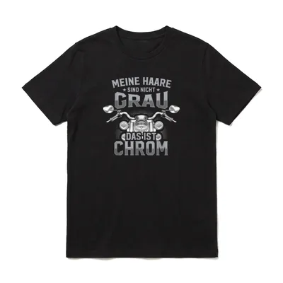 Motorradfahrer Lustiger Opa Motorrad T-Shirt – Klassisches T-Shirt in Schwarz
