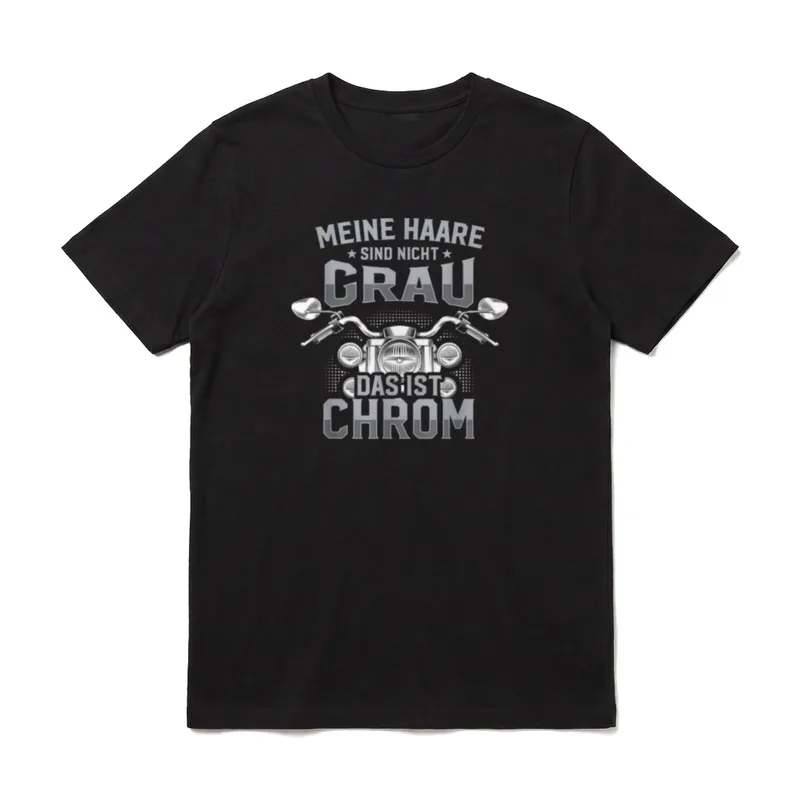 Motorradfahrer Lustiger Opa Motorrad T-Shirt – Klassisches T-Shirt in Schwarz