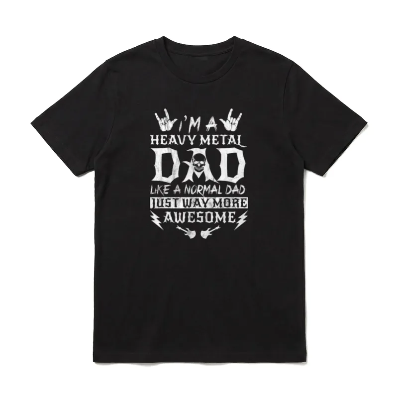 I m a Heavy T-Shirt – Klassisches T-Shirt in Schwarz