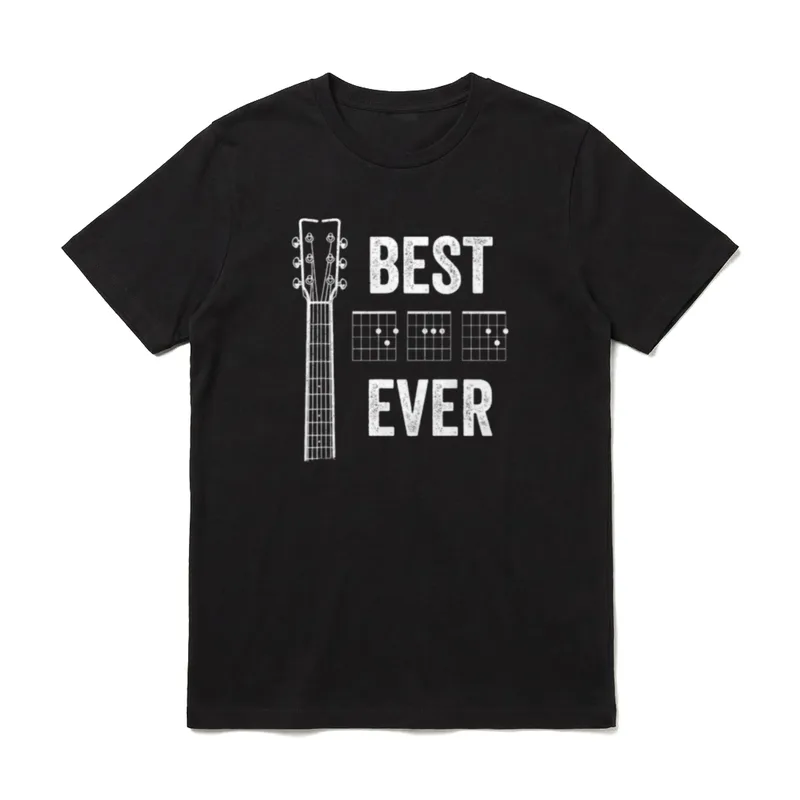 Vatertag Gitarre Musiker Gitarrist T-Shirt – Klassisches T-Shirt in Schwarz