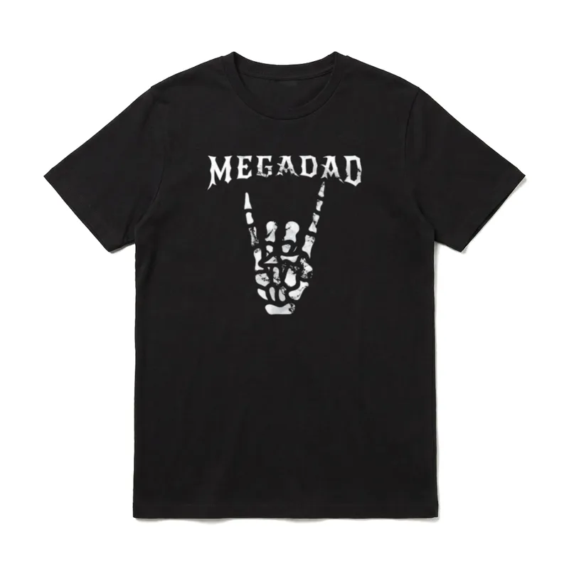 Lustiger Vater Heavy Metal T-Shirt – Klassisches T-Shirt in Schwarz