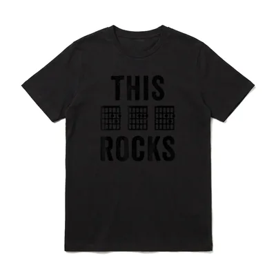 This Dad Rocks Musik T-Shirt – Klassisches T-Shirt in Schwarz