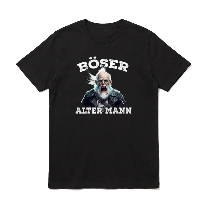Böser Alter Mann Hardrock Heavy T-Shirt – Klassisches T-Shirt in Schwarz