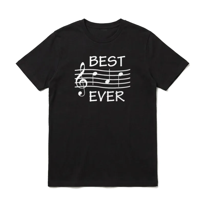 Best Dad Ever Musiker T-Shirt – Klassisches T-Shirt in Schwarz