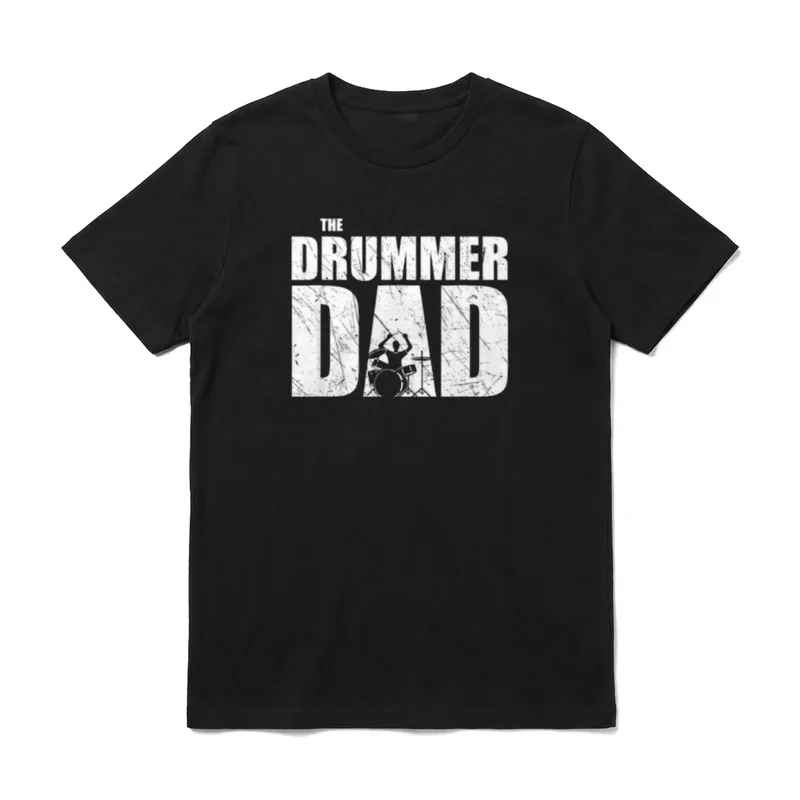 The Drummer Dad Vatertagsgeschenk T-Shirt – Klassisches T-Shirt in Schwarz