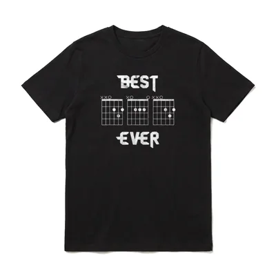 BEST DAD Ever Gitarre T-Shirt – Klassisches T-Shirt in Schwarz