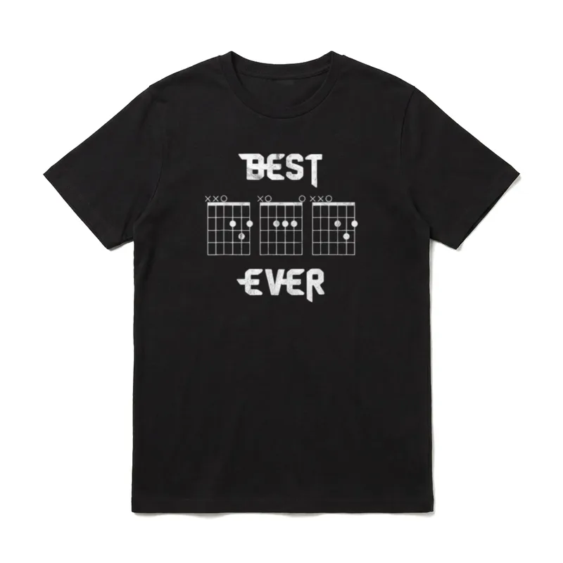 BEST DAD Ever Gitarre T-Shirt – Klassisches T-Shirt in Schwarz