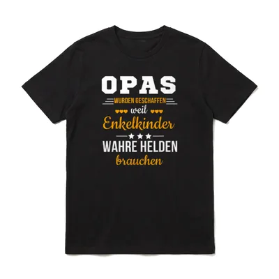 T-Shirt Held – Klassisches T-Shirt in Schwarz