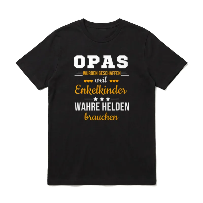 T-Shirt Held – Klassisches T-Shirt in Schwarz