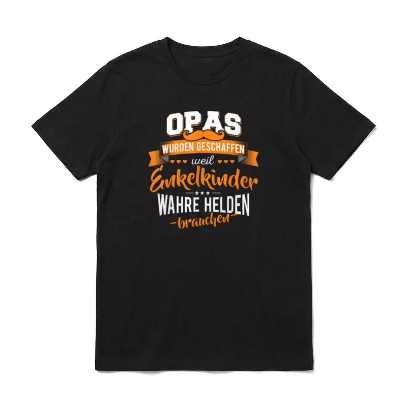 Opa Enkelkinder Helden Großvater T-Shirt – Klassisches T-Shirt in Schwarz