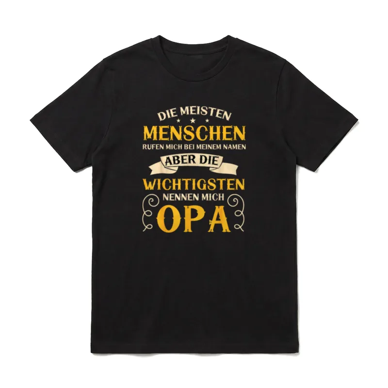 Opa und Enkel Enkelin T-Shirt – Klassisches T-Shirt in Schwarz