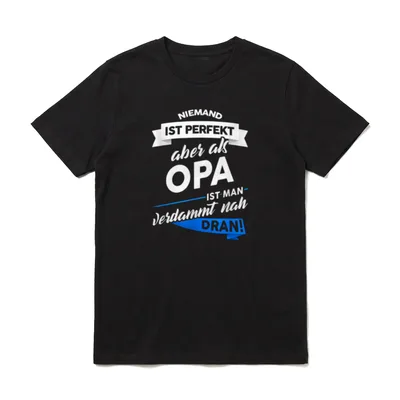 Opa Großvater Enkel & T-Shirt – Klassisches T-Shirt in Schwarz