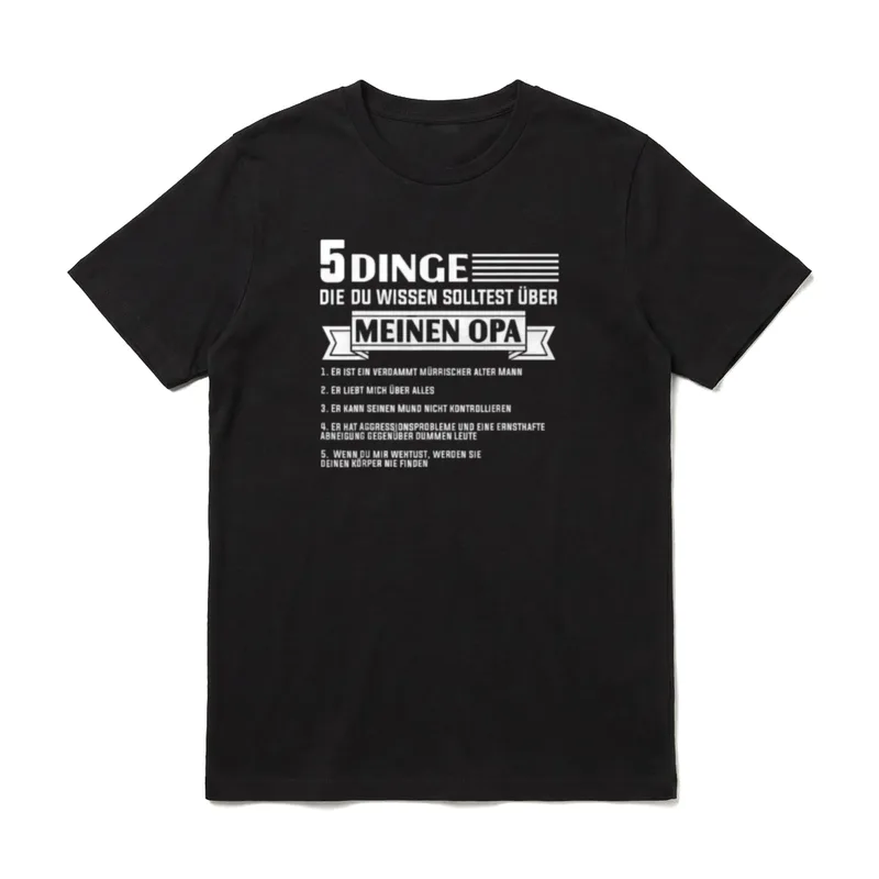 Lustige Großeltern & Enkelkind T-Shirt – Klassisches T-Shirt in Schwarz