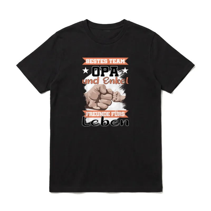 Bester Opa und Enkel-Kind T-Shirt – Klassisches T-Shirt in Schwarz