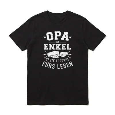 Opa und Enkel beste T-Shirt – Klassisches T-Shirt in Schwarz