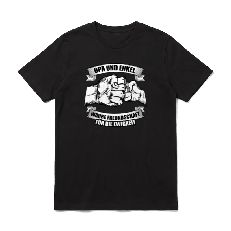 Opa Enkel Enkelkind Partnerlook T-Shirt – Klassisches T-Shirt in Schwarz