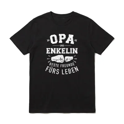Opa und Enkelin beste T-Shirt – Klassisches T-Shirt in Schwarz