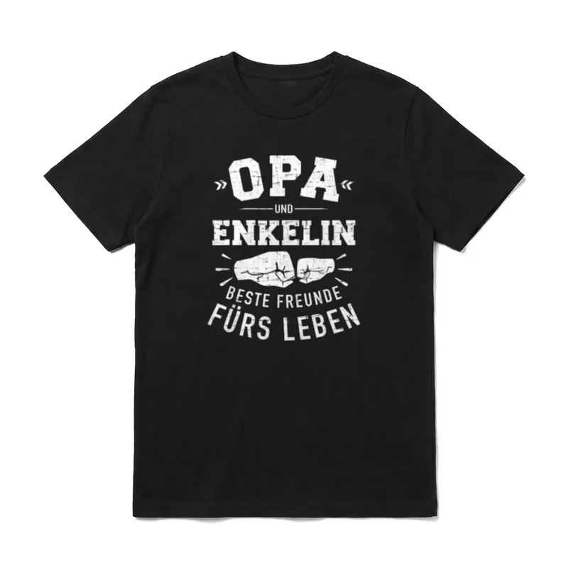 Opa und Enkelin beste T-Shirt – Klassisches T-Shirt in Schwarz