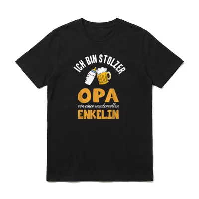 Stolzer Opa Einer Wundervollen T-Shirt – Klassisches T-Shirt in Schwarz