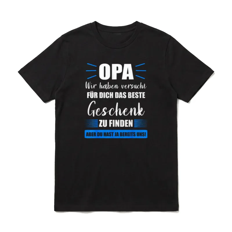 Opa Lustig Großvater Enkel T-Shirt – Klassisches T-Shirt in Schwarz