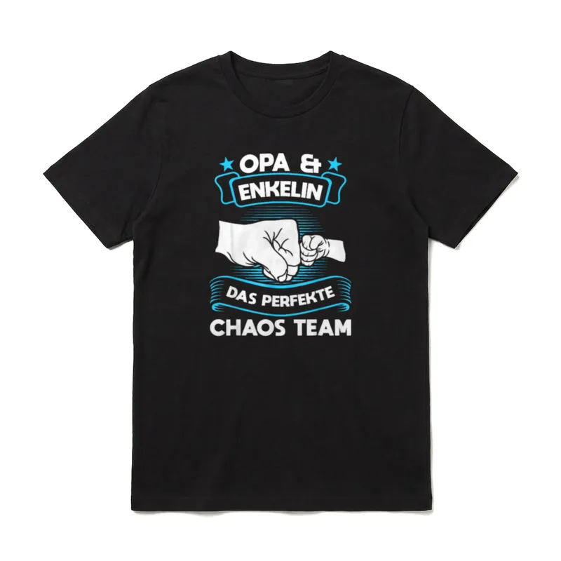 Opa & Enkelin T-Shirt – Klassisches T-Shirt in Schwarz