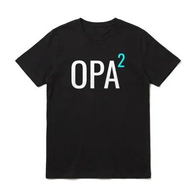 Opa hoch 2 Mathematik-Design T-Shirt – Klassisches T-Shirt in Schwarz