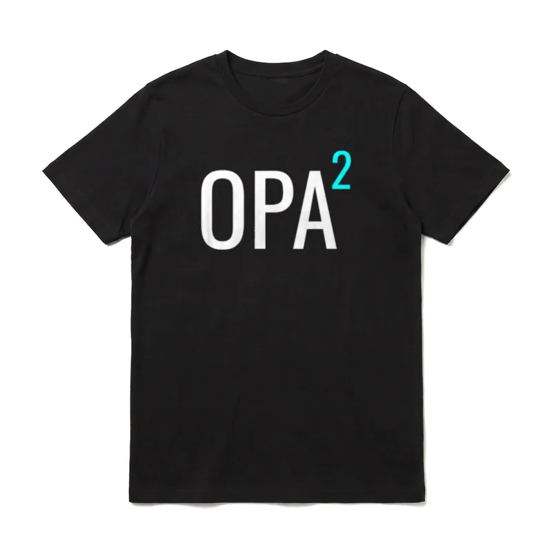 Opa hoch 2 Mathematik-Design T-Shirt – Klassisches T-Shirt in Schwarz