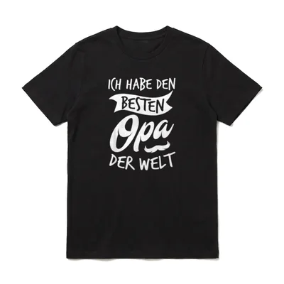 Ich habe den besten Opa T-Shirt – Klassisches T-Shirt in Schwarz