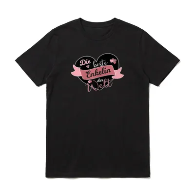 Die beste Enkelin T-Shirt – Klassisches T-Shirt in Schwarz