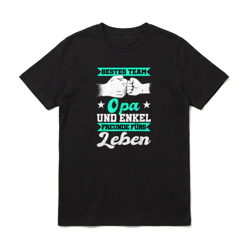 Bester Opa und Enkel-Kind Partnerlook T-Shirt – Klassisches T-Shirt in Schwarz