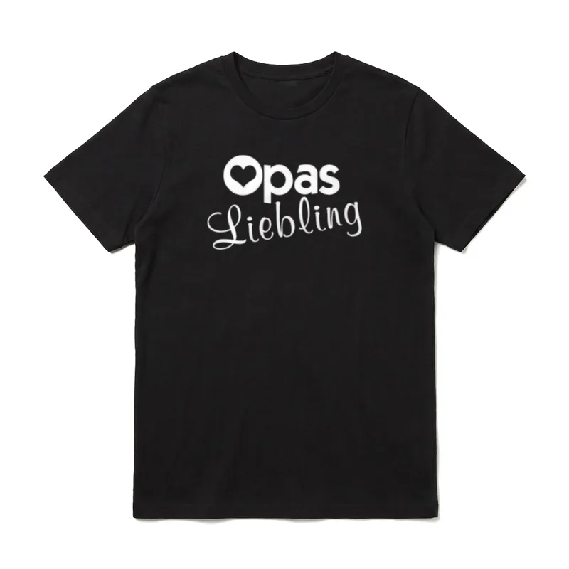 Opas Liebling Großvater Opa T-Shirt – Klassisches T-Shirt in Schwarz