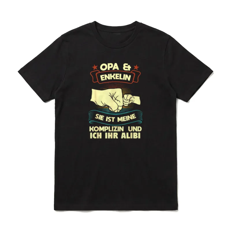 Opa & Enkelin Komplizin T-Shirt – Klassisches T-Shirt in Schwarz