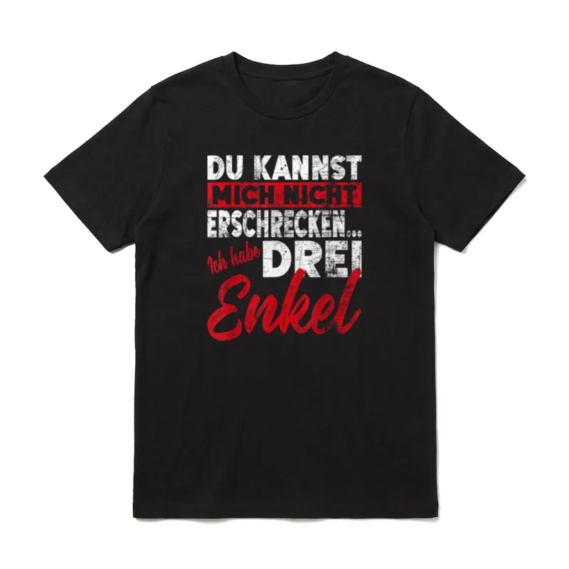 Nicht Erschrecken Oma Opa T-Shirt – Klassisches T-Shirt in Schwarz