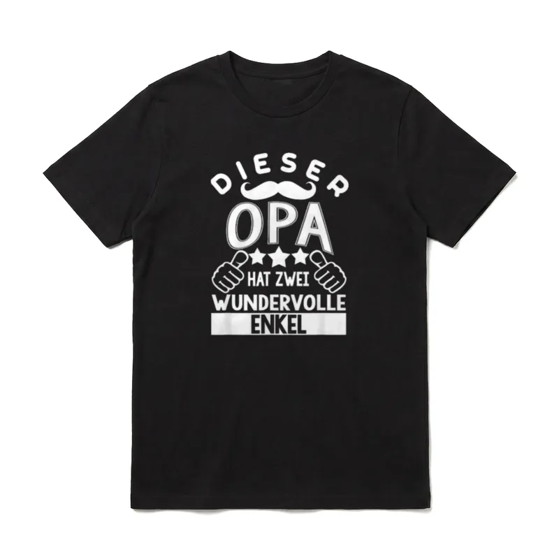 Stolzer Opa Enkel für Großvater T-Shirt – Klassisches T-Shirt in Schwarz