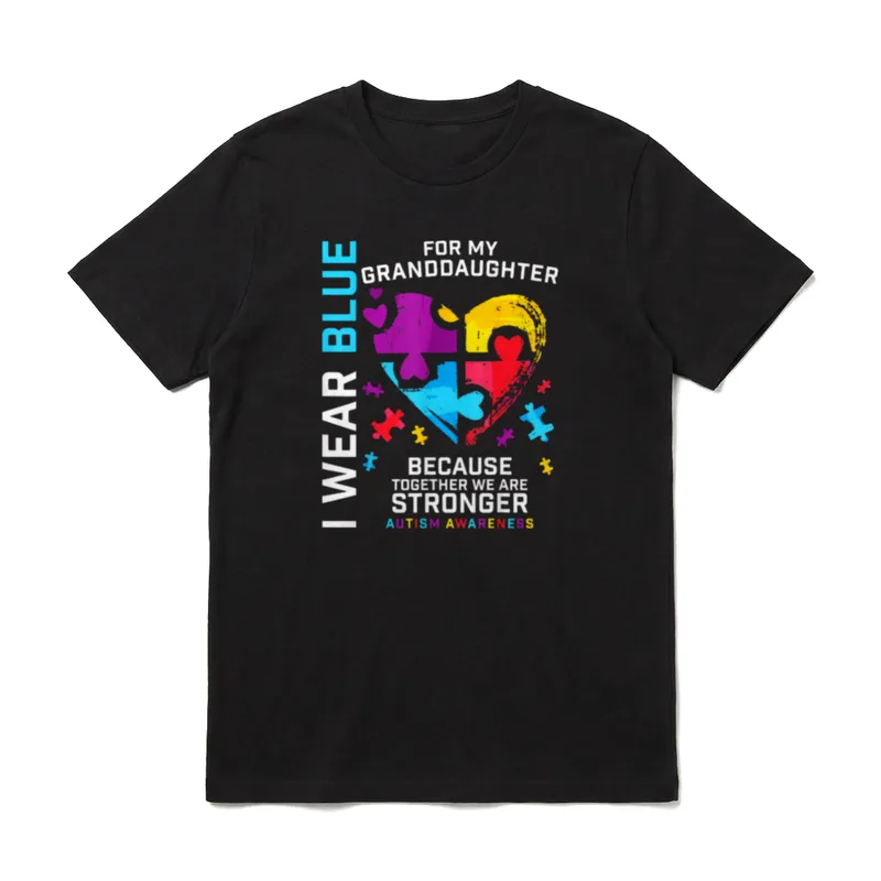 Autismus Oma Opa Enkelin T-Shirt – Klassisches T-Shirt in Schwarz