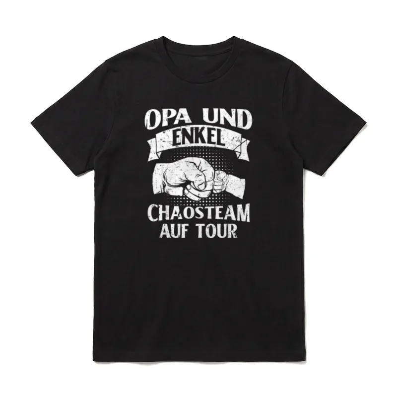 Opa und Enkel Chaosteam T-Shirt – Klassisches T-Shirt in Schwarz