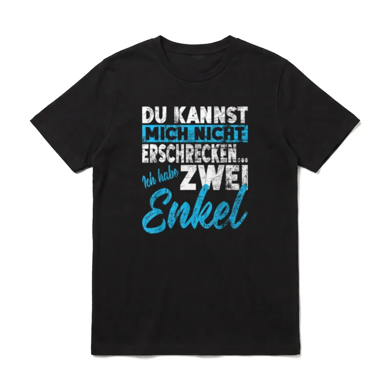 Nicht Erschrecken Oma Opa Großeltern T-Shirt – Klassisches T-Shirt in Schwarz