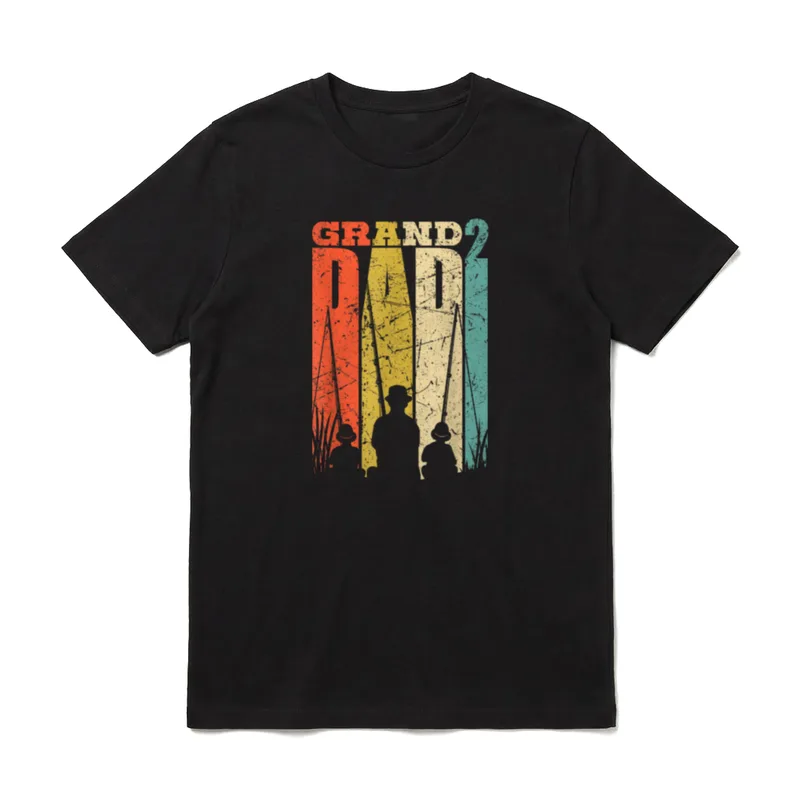 Opa zwei Enkel zweifacher T-Shirt – Klassisches T-Shirt in Schwarz