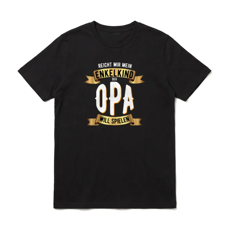 Reicht Mir Mein Enkelkind Opa & Enkel T-Shirt – Klassisches T-Shirt in Schwarz