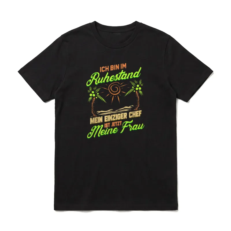 Ruhestand Lustig für Rentner T-Shirt – Klassisches T-Shirt in Schwarz