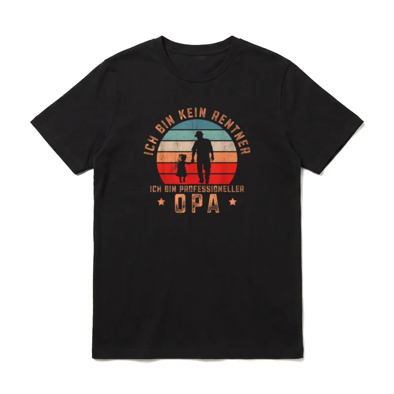 Ich Bin Kein Rentner T-Shirt – Klassisches T-Shirt in Schwarz