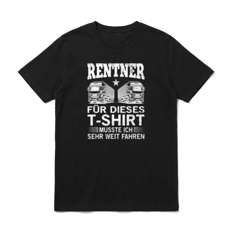LKW Fahrer Rente Pension T-Shirt – Klassisches T-Shirt in Schwarz