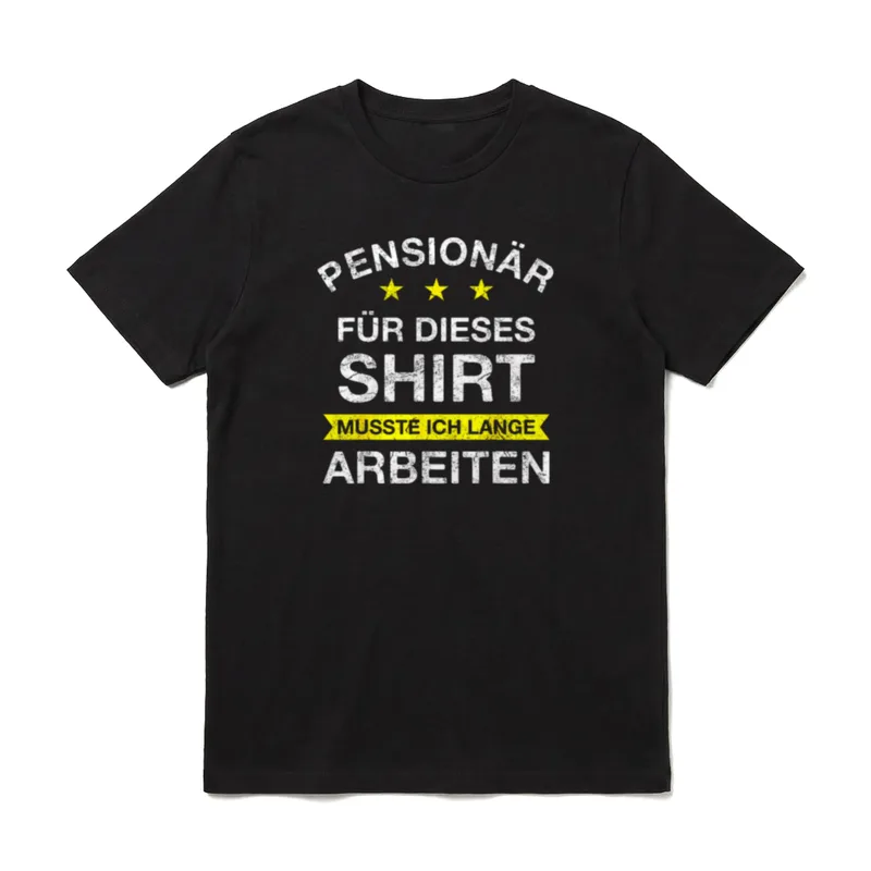 Pensionär Cooler Spruch Ruhestand T-Shirt – Klassisches T-Shirt in Schwarz