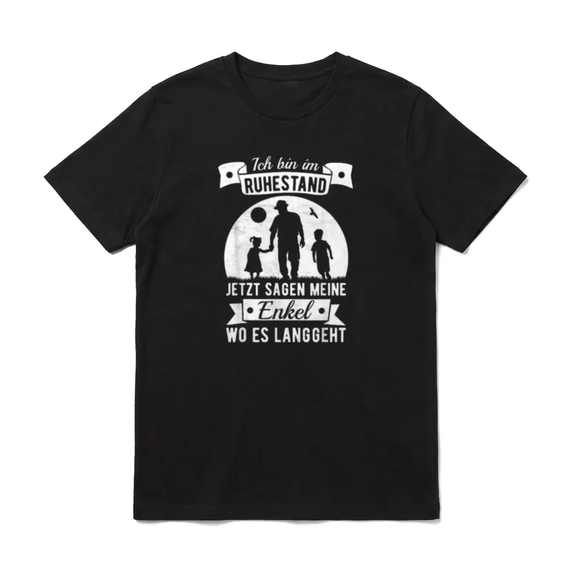 Ruhestand Enkel Opa Spruch T-Shirt – Klassisches T-Shirt in Schwarz