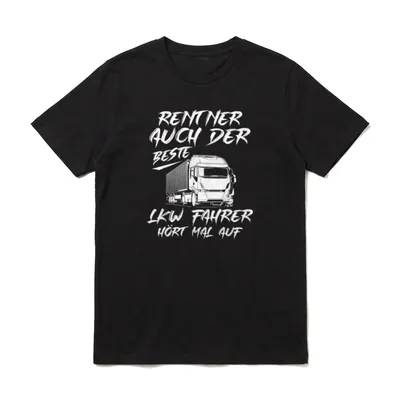 Kraftfahrer Rente Fernfahrer Opa T-Shirt – Klassisches T-Shirt in Schwarz