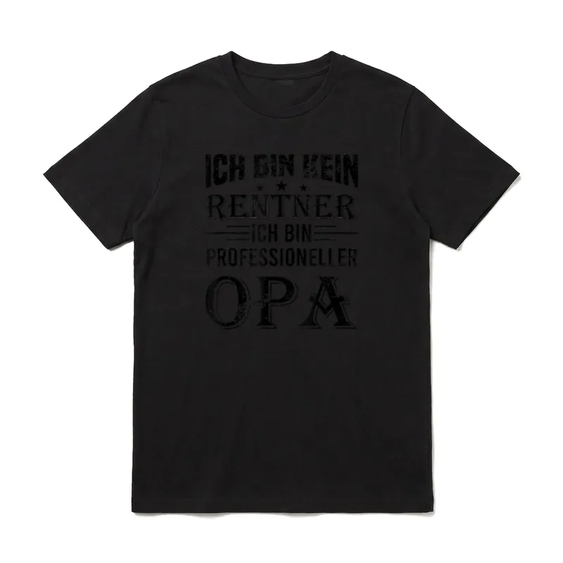 Vintage Ich Bin Kein Rentner T-Shirt – Klassisches T-Shirt in Schwarz